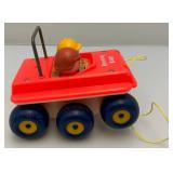 Misc. Vintage Toys Including Bouncing Buggy, Fisher Price Tiny Teddy Xylphone Pull Toys, Snp,Crackel & Pop & More