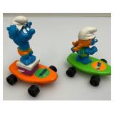 Vintage Collectible Smurfs & Smurf Ahoy Game In Original Box (Seem Complete)