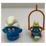 Vintage Collectible Smurfs & Smurf Ahoy Game In Original Box (Seem Complete)