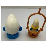 Vintage Collectible Smurfs & Smurf Ahoy Game In Original Box (Seem Complete)