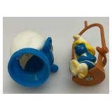 Vintage Collectible Smurfs & Smurf Ahoy Game In Original Box (Seem Complete)