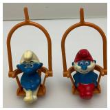Vintage Collectible Smurfs & Smurf Ahoy Game In Original Box (Seem Complete)