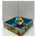 Vintage Collectible Smurfs & Smurf Ahoy Game In Original Box (Seem Complete)