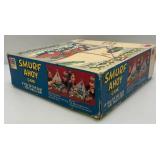 Vintage Collectible Smurfs & Smurf Ahoy Game In Original Box (Seem Complete)