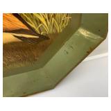 Misc. Vintage Advertisement Pieces Including Red Dot Popcorn Tin, Pears Soap Washboard & More