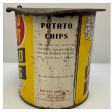 Misc. Vintage Advertisement Pieces Including Red Dot Popcorn Tin, Pears Soap Washboard & More