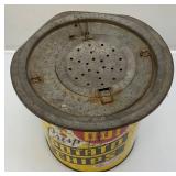 Misc. Vintage Advertisement Pieces Including Red Dot Popcorn Tin, Pears Soap Washboard & More