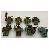 Vintage Mega Bloks Dragons "Krystal Wars" Knights Orcs Mini Figures Norvagen GOTELAG Minifigs