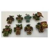Vintage Mega Bloks Dragons "Krystal Wars" Knights Orcs Mini Figures Norvagen GOTELAG Minifigs