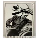 Vintage Tin Elvis Sign 12 1/2" x 16"