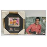 Framed Behind Glass ELVIS PRESLEY Stamp & Stamp Print (Factory Sealed)