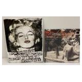 Vintage Tin Marilyn Monroe Sign 12" x 15"