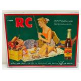 Misc. Tin Signs Including Farmall 12 1/2" x 17 1/4", RC Royal Crown Cola 12" x 15 1/2" & More