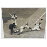 Vintage Framed Jackie Robinson Print 16" x 20"