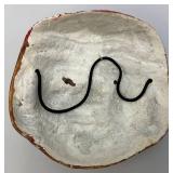 Vintage Chinese Paper mache Mask 8" x 8 1/2"