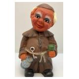 Vintage Helco Brand 9" Friar Monk Bobblehead Nodder West Germany