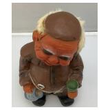 Vintage Helco Brand 9" Friar Monk Bobblehead Nodder West Germany
