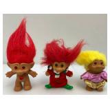 Group Of Misc. Vintage Troll Collectibles