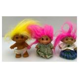 Group Of Misc. Vintage Troll Collectibles
