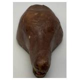 Antique Paper Mache Bear Head Taxidermy Bear Rug Mount (Very Cool)