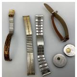 Misc. Vintage Wrist Watches Some Parts And More