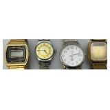 Misc. Vintage Wrist Watches Some Parts And More