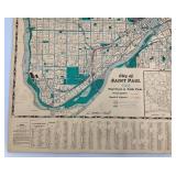 Vintage 1985 St. Paul Minnesota Map & More