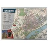 Vintage 1985 St. Paul Minnesota Map & More