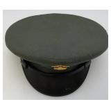 Vintage Army Foot Locker With Army Cap