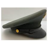 Vintage Army Foot Locker With Army Cap