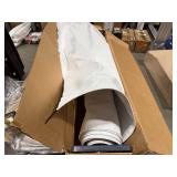 Solera Universal Slide Topper Replacement Cut-To-Fit Fabric  White #432252