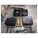 BLACKSTONE MODEL 1550 17" GRIDDLE & GRILL COMBO TAILGATER GRILL