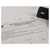 HIGH-HITCH FOR GARDEN TRACTOR