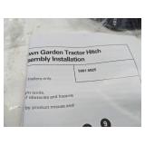 3-WAY HITCH FOR GARDEN TRACTOR