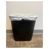 Office Black Trash Can