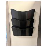 hanging three pocket wall file