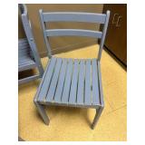 Blue Table and 4 chairs