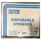 EXEL INT Disposable syringes