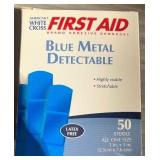 First Aid Blue Metal Detectable