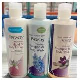 Provon Shampoo, body wash, and lotion