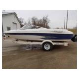 1999 Glastron SX195 Boat, MerCruiser 4.3, Spartan Bunk Trailer