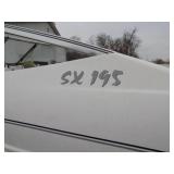 1999 Glastron SX195 Boat, MerCruiser 4.3, Spartan Bunk Trailer