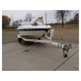 1999 Glastron SX195 Boat, MerCruiser 4.3, Spartan Bunk Trailer