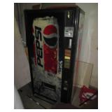 Pepsi vending machine, no key, dril...