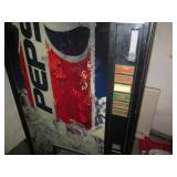 Pepsi vending machine, no key, dril...