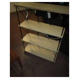 Metal framed 4-tier book shelf appr...
