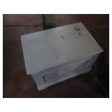 Vintage Wood storage chest, hardwoo...