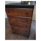 5-drawer highboy dresser approx 30x...