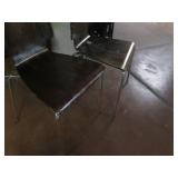 (2) Vintage Wood stacking chairs...