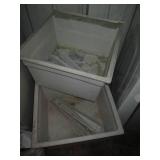 (2) unused Plastic utility sinks wi...